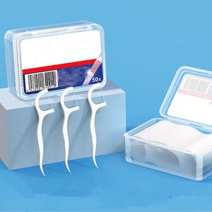 250/pcs 치아 청소, 구강 위생 관리 및 치실을 위한 초극세 치실 스틱 치실은 간격을 깨끗하게합니다.