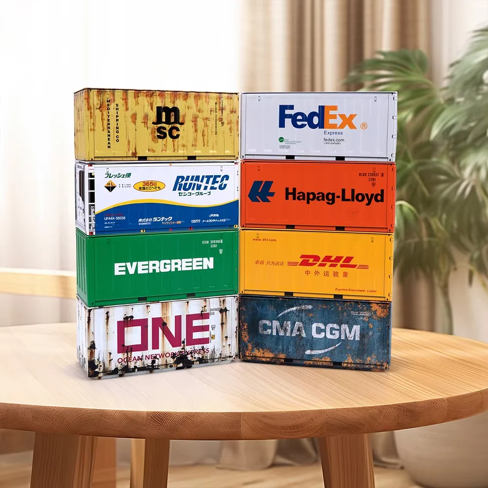 창의적인 미니 철제 보관함 데스크탑 정리함 소형 물품 컨테이너 수집품 보관함 어린이 선물 미니어처 장식