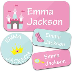 맞춤 이름 라벨 140개 2장 의류, 도시락, 병, 어린이 학용품, 캠프, 어린이집용 개인 맞춤 스티커