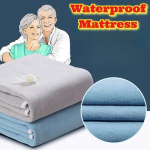방수 세탁 가능 플란넬 침대 패드 노인 케어 미끄럼 방지 보온 겨울 방수 매트리스 보호대 부드러운 밀크 플리스 토퍼