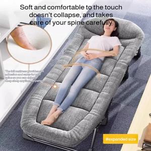 다기능 접이식 의자 사무실 소파 침대 싱글 침대 캠핑 안락 의자 접이식 의자 침대