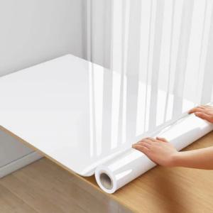 일반 광택 붙여 넣기 벽 스티커 PVC 진주 필름 방수 벽지 룸 DIY 자체 접착 옷장 주방 가구 혁신