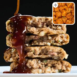 팝콘치킨500g사은품증정!(1+1)미니함박스테이크840g+840g 촉촉함과 육즙가득! HACCP인증