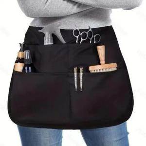 살롱 미용사 커팅 이발 스타일링 용품을위한 대용량 랩 가운 대형 포켓 하프 컷 디자인의 이발사 케이프