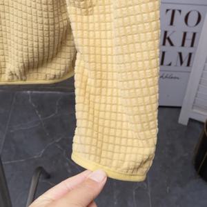 남성용 열차단 PC 그리드 벨벳 티셔츠 아웃도어 스포츠 흡습 통기성 봄 가을 무지 긴팔 크루넥 스웨트셔츠