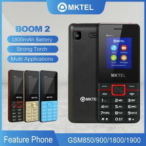 MKTEL BOOM 2 기능 휴대폰, 1.77 인치 디스플레이, 1800mAh 배터리, MP3 MP4 FM 라디오, 듀얼 SIM, 듀얼 대기 라우드 스피커, 토치 시니어 폰