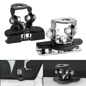 2pcs 자동차 자동 후드 LED 작업 조명 마운트 브래킷 홀더 A-필라 SUV 커버 라이트 장착 클램프 유니버설