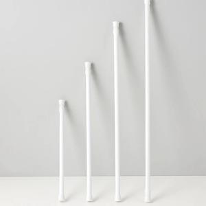 다목적 스프링 장착형 확장형 텔레스코픽 네트 보일 장력 커튼 레일 폴 네트 로드