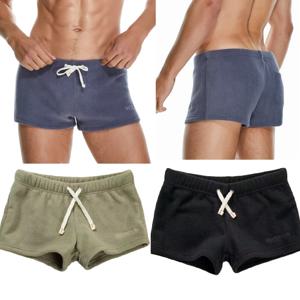 Seobean 솔리드 폴라 플리스 반바지 남성용 새로운 부드럽고 따뜻한 통기성 캐주얼 반바지