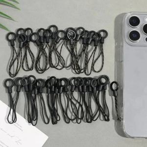 1/3/5/10/20개 모바일 폰 숏 랜야드 코드 클립 로프 키체인 훅스 휴대폰 스트랩 참 키링 가방 스마트폰 키링