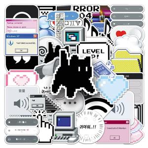 50Pcs 재미 있은 프로그래머 인터넷 MEME 스티커 404 네트워크 오류 자바 DIY 스티커 스크랩북 전화 수하물 방수 데칼