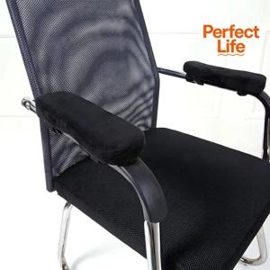 1/2개 블랙 메모리 폼 팔걸이 패드 사무실 의자용 편안한 팔꿈치 쿠션 소파 커버 싱글 팔 패드