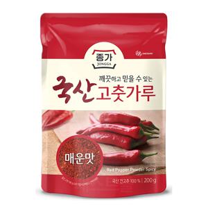 종가 국산 고춧가루 매운맛 200g