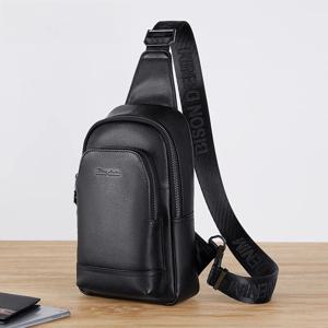 아메리칸 버팔로 천연 가죽 체스트 백 남성용 캐주얼 싱글 숄더 크로스바디 백 패셔너블 탑 레이어 소가죽 백팩