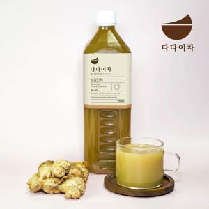 다다이차 바른 무설탕 국산 생강진액 1000g