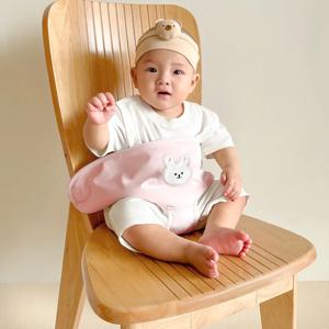 고정 벨트가 있는 휴대용 아기 식사 의자 어린이 외출용 시트 스트랩 - 유아를 위한 안전한 여행 수유 솔루션