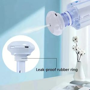 사무실, 침실, 자동차 및 여행용 초저소음 휴대용 미스트 가습기 - 길이 조절 가능, 물병 필요 없음 - 향상