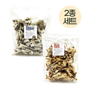 시원밥상 바삭한 부각 2종 세트 고추부각 김부각 250g 건강한 간식 과자 안주 반찬