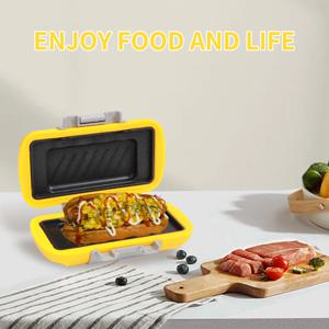 전자레인지 샌드위치 아침 식사 기계, 컴팩트한 디자인, 샌드위치, 아침 토스트, 핫도그 만들기 - 요리책 포함