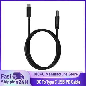 DC-타입C USB PD 9V 12V 15V 20V 5.5x2.1mm 2.5 전원 공급 케이블 (무선 공유기, 노트북, LED 스트립, 스피커, CCTV 카메라용)
