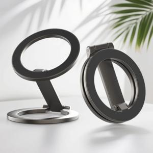 Magsafe 체육관 러닝 머신 용 접이식 양면 자기 전화 홀더 범용 접이식 자동차 홀더 자기 스마트 폰 스탠드