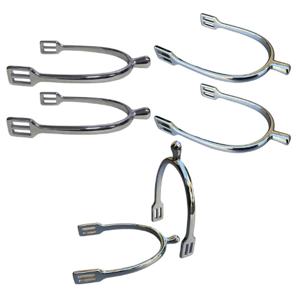 2x 말 Spurs 전문 튼튼한 휴대용 실용 승마 장비 승마 훈련 Spurs 여성/어린이를위한 아연 합금