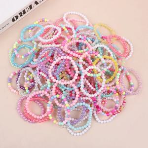 10-50Pcs 다채로운 구슬 팔찌 아이 소녀 생일 파티는 Goodie Pinata 필러 베이비 샤워 웨딩 게스트 치료 선물을 선호합니다