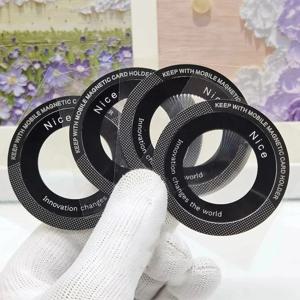 Magsafe 마그네틱 금속 링 forPhone 용 1/2/6Pcs 범용 금속 스티커 지원 무선 충전기 플레이트 시트 자석 자동차 홀더