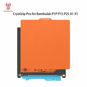 BIQU 팬더 빌드 플레이트 CryoGrip Pro 프로스트바이트 스프링 스틸 양면 텍스처드 (밤부랩 P1P P1S P2S A1 X1 3D 프린터용)