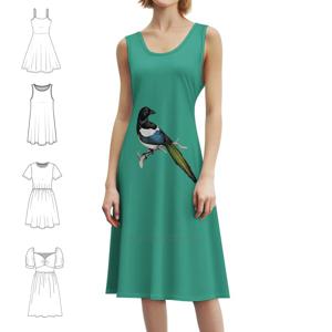 세이브 더 매그피 버드 섹시한 휴가 드레스 여성용 비치 파티 생일 미니 드레스 세이브 더 매그피 시즌 매그피 버드 파티