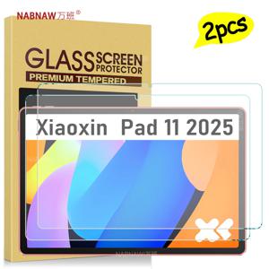레노버 샤오신 패드 2025 11인치 5G AI 풀 HD 하드 커버용 스크래치 방지 강화유리 필름 스크린 보호기 2개