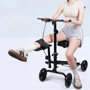 조절 가능한 접이식 보행기, 부상용 무릎 보행 스쿠터, 인체공학적 이동 보조기구, 가볍고 휴대 가능한 높이 조절 가능 성인/노인용