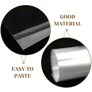 4밀 투명 방탄 유리 폭발 방지 자동차 창문 필름 차량 유리 보호