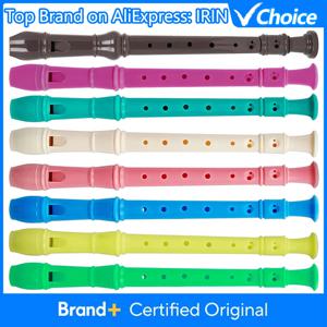 8홀 리코더 소프라노 ABS 수직 플루트 클라리넷 롱 플루트 리코더 어린이 초보자 음악 교육용 악기