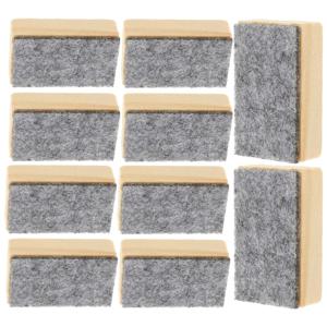 10Pcs 칠판 지우개 칠판 분필 클리너 지우개 어린이를위한 분필 보드 칠판 스프레이 와이퍼 사무실 먼지없는 클리너