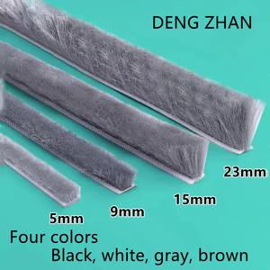 새로운 5/10M 도어 창 방풍 방진 방음 실링 스트립 자가 접착 홈 옷장 도어 창 틈새 필러 브러시 스트립