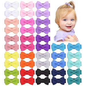 리본 미니 리본 헤어핀 여자아이 앞머리 헤어그립 안전 리본 헤드웨어 아동 헤어 클로 액세서리