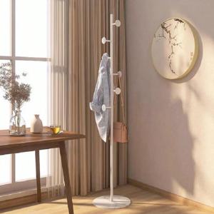 라이트 럭셔리 코트 랙, 룸 스탠딩 옷걸이, 플로어 스탠딩 침실용 실내 옷걸이, 메탈, 공간 절약형 수납