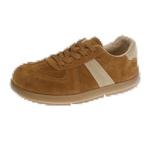 가을/겨울 패션 트렌드 여성 캐주얼 신발 대학 스타일 와이드 발가락 부드럽고 편안한 플랫 신발 야외 캐주얼 스포츠 신발