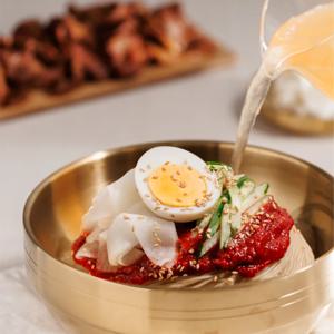 ❤️대용량❤️ 대한우리 사과 품은 물냉면 비빔냉면 6인분 이상 육수 양념장 증정