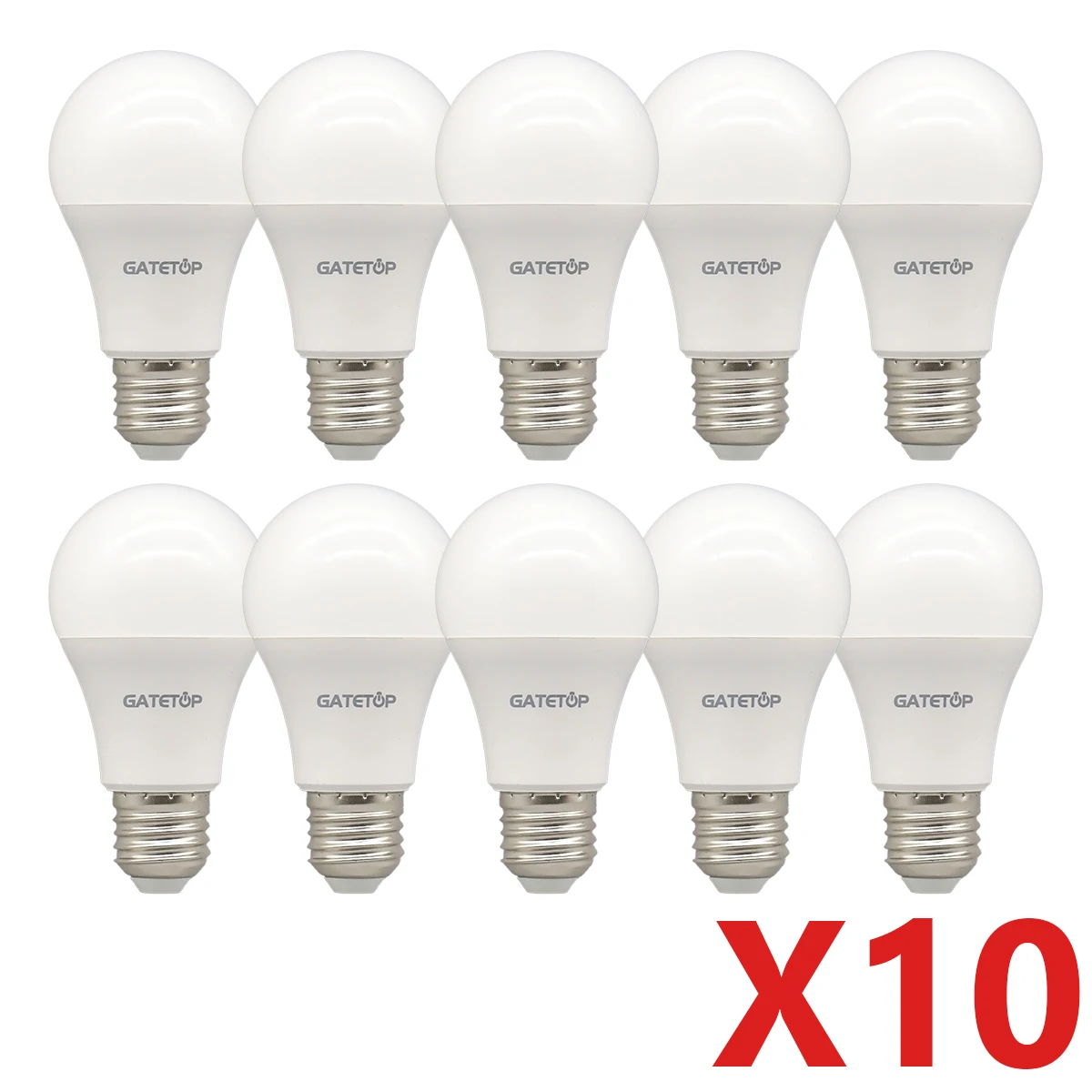 10개/묶음 A60 G45 LED 전구 E27 AC110V 220V 3W 8W 9W 12W 15W 18W 20W 24W 램프 절전형 차가운 백색 따뜻한 백색 전구 가정용 조명