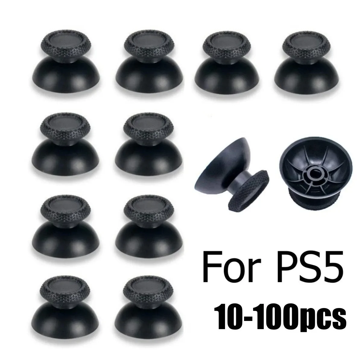 PS5/XBOX ONE/360 컨트롤러용 3D 아날로그 교체 조이스틱 캡, 플레이스테이션 5/4/3/2 수리 부품 액세서리용 썸스틱