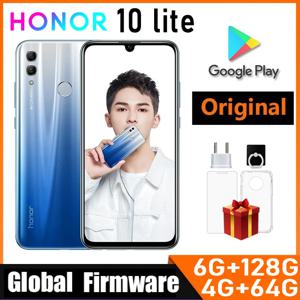 HONOR 10 Lite 스마트폰 글로벌 펌웨어 6.21인치 배터리 3400mAh CPU HiSilicon Qilin 710 EMUI 9.0.1 중고폰