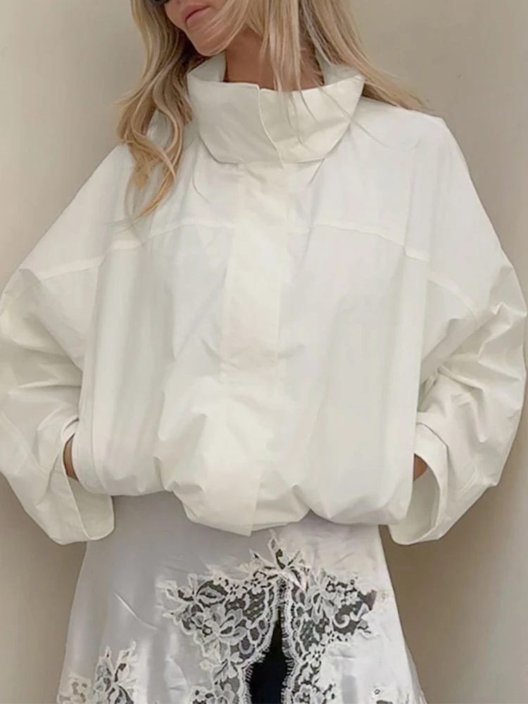 무마로호 2025 가을 겨울 여성 윈드브레이커 재킷 방풍 솔리드 긴팔 아웃도어 스포츠 후드 얇은 코트 여성용