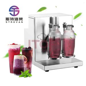 STLW JW 도매 더블컵 버블티 쉐이커 머신 핫 세일 상업용 더블 밀크 쉐이커 머신 주방 장비용