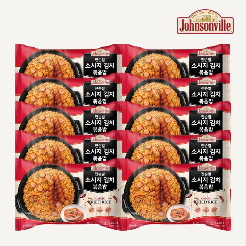 쟌슨빌 소시지 김치 볶음밥 250g 10팩