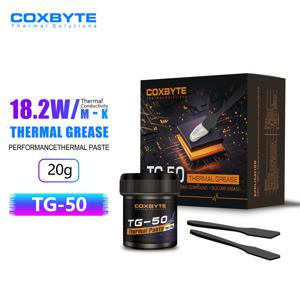 Coxbyte TG-50 노트북 그래픽 용 20g 열 페이스트 CPU GPU 냉각 팬 열 전도성 실리콘 그리스 방열판 석고