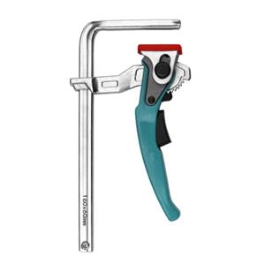 목공 데스크탑 빠른 작동 홀드 다운 클램프 목공 고정 클립 나무 조각 라우팅 벤치 개 구멍 클램프 M89B