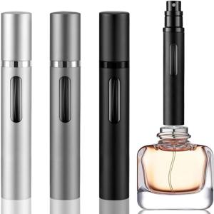10ml 유리 라이너 알루미늄 합금 쉘 나노 미스트 노즐 바텀 필링 향수 소용량 스프레이 병