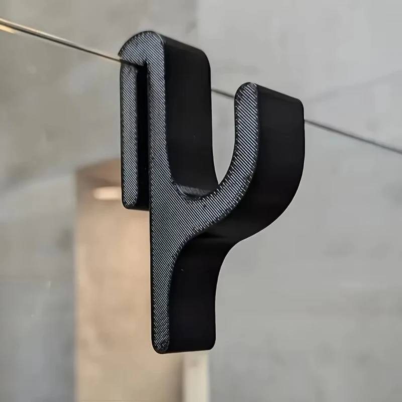 새로운 모던 플라스틱 샤워 훅 8mm 유리문에 적합한 욕실 정리용품, 수건 및 옷걸이 욕실 액세서리